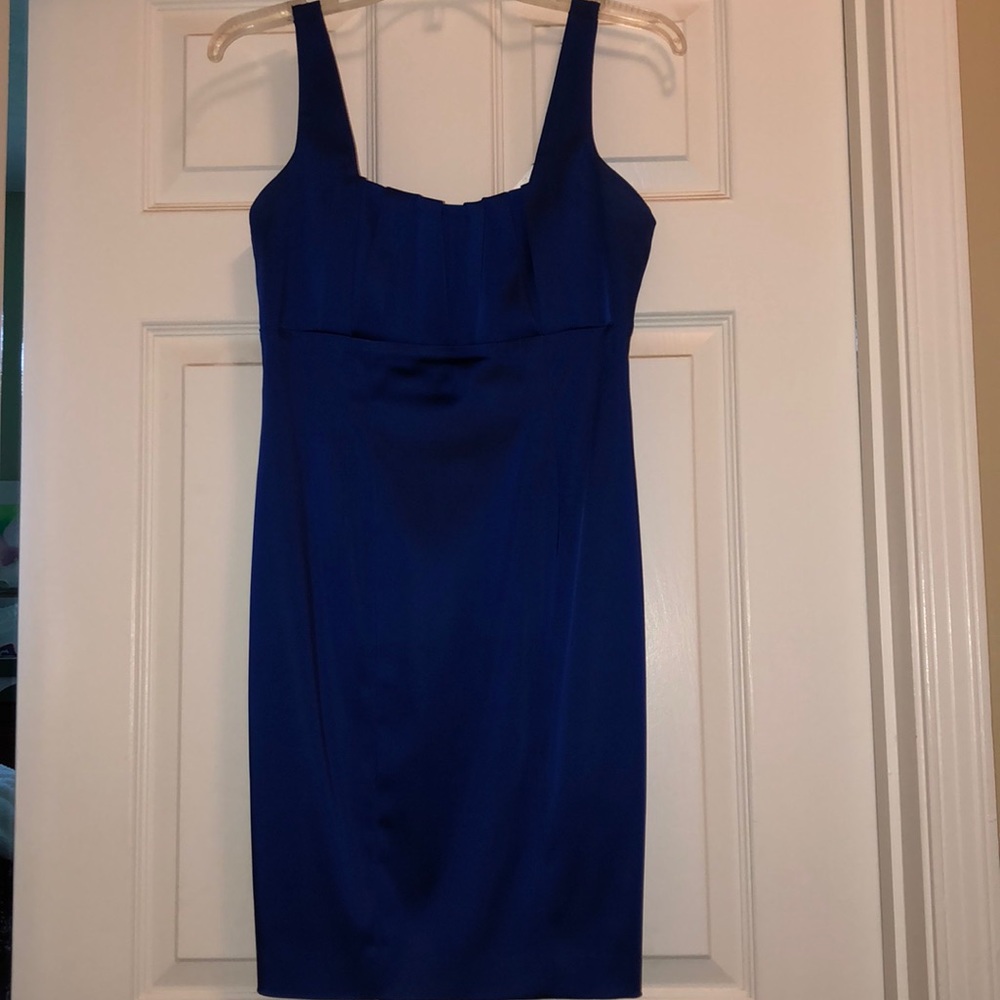 Beautiful Calvin Klein dress- silky royal blue